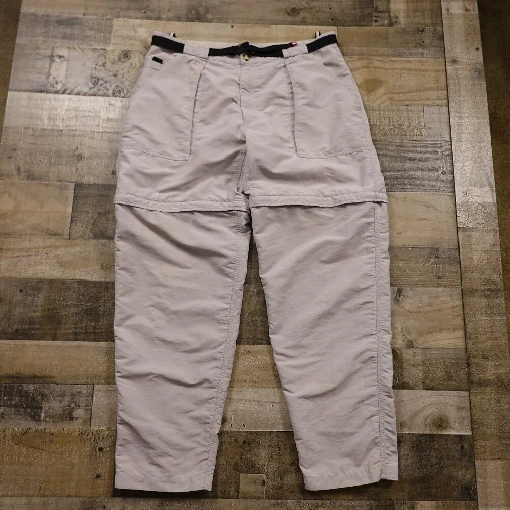 The North‎ Face Convertible Pants Men’s XL Gray Zip-Off Hiking Trail Outdoor
